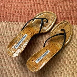 Manolo Blahnik Wedge Sandal